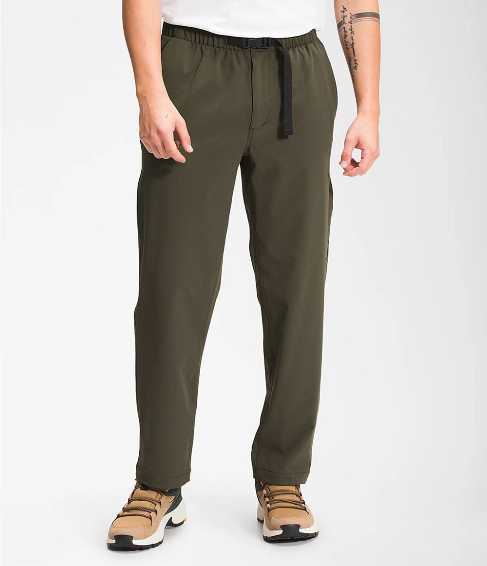 The North Face Tech Easy Hosen Herren - Olivgrün CH-407OXBJ